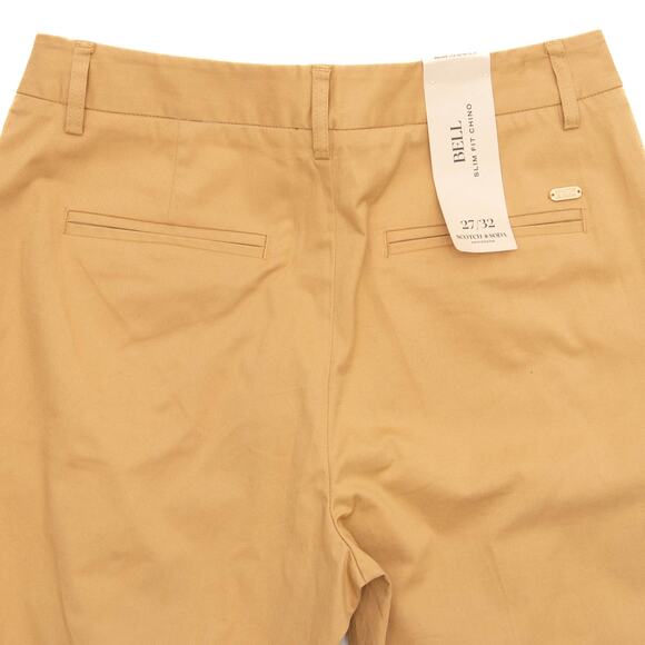 Scotch & Soda Desert Tan Bell Slim Fit Chino Pants Size 27 - Picture 6 of 14